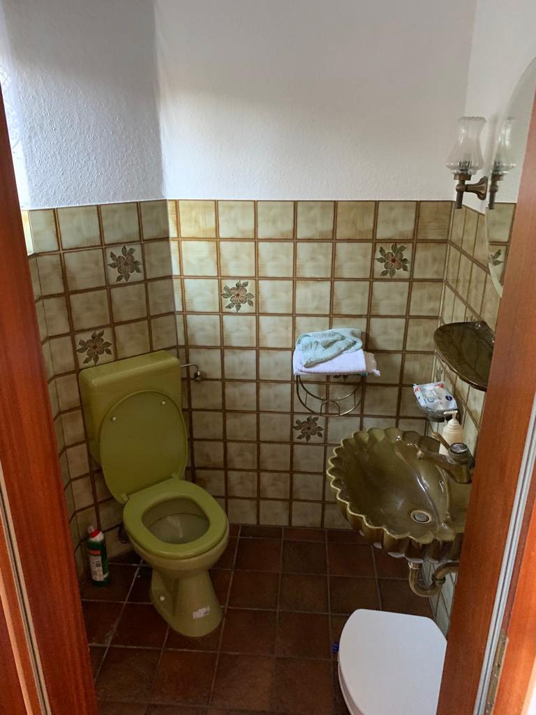 Das Gäste-WC im typischen Look