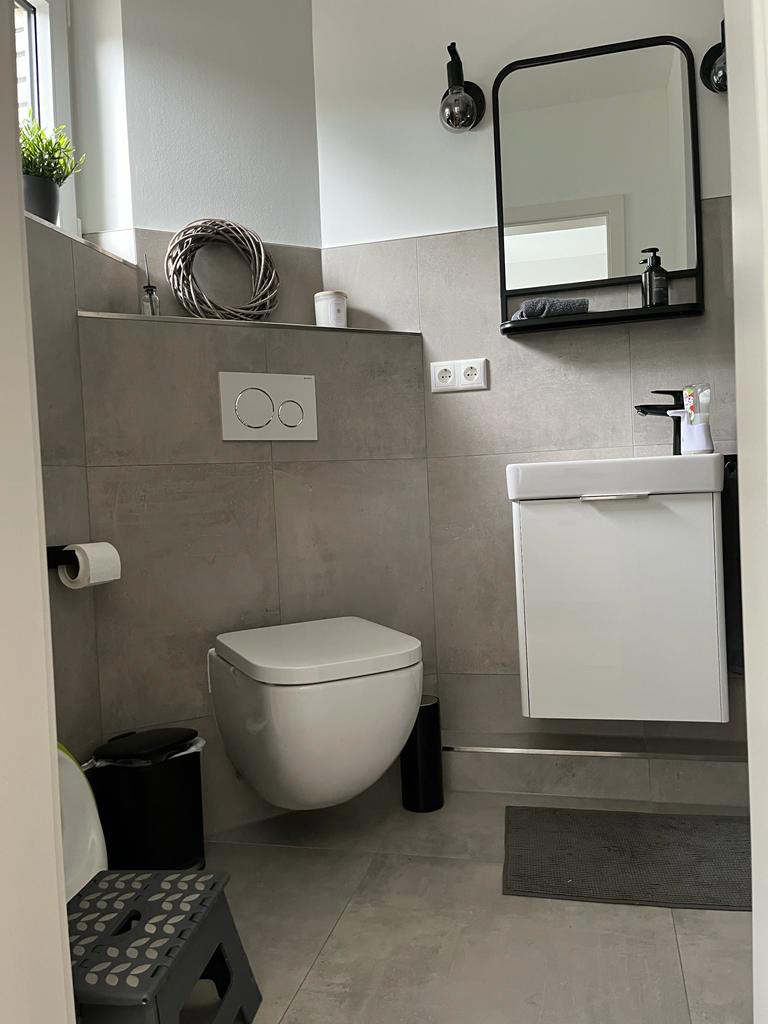 Das neue Gäste-WC nach der Sanierung